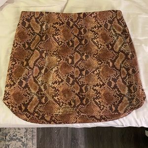 Snakeskin Skirt